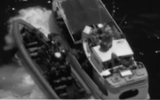 Captura de pantalla de video compartido por Comando Sur de Estados Unidos, que hundió a embarcación de Los Choneros.