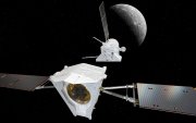 Separación del módulo de transferencia a Mercurio de BepiColombo.