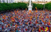 Protesta masiva en Madrid por la crisis en Ceuta.