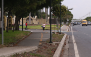 En el sitio donde ocurrió el siniestro vial, en el kilómetro 2 de la avenida Samborondón, comenzará la caminata en honor a Mónica Martinich Cohn.