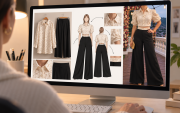 Con ayuda de la IA, una idea comienza a tomar forma: probar, ajustar y visualizar cómo transformar prendas que ya estaban en el clóset antes de llevar el diseño a la costurera