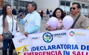 Los pacientes con fibrosis quística recientemente realizaron un plantón para exigir un tratamiento portuno al Estado ecuatoriano.