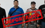 Cuatro ciudadanos extranjeros fueron deportados, luego de burlarse de la reforma a la Ley de Tránsito, que incluye servicio de delivery.