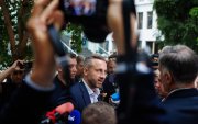 Ulrich Siegmund (C), del partido de extrema derecha Alternativa para Alemania (AfD) en Sajonia-Anhalt, habla después de una conferencia de prensa en Berlín, Alemania, el 7 de septiembre de 2026.