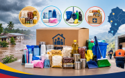 La Secretaría Nacional de Gestión de Riesgos adquirió 78.385 kits de emergencia, entre alimentos, artículos de higiene, productos de limpieza y paquetes de primera respuesta humanitaria, ante el fortalecimiento de las condiciones asociadas al fenómeno de El Niño.