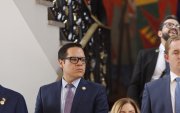 El secretario de la Administración Pública José Julio Neira en el Palacio de Carondelet.