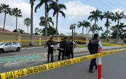Agentes de la OIAT recrearon este 14 de septiembre el atropellamiento de Mónica Martinich en la avenida Samborondón.