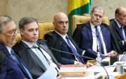 Integrantes del Supremo Tribunal Federal (STF) de Brasil durante una sesión este martes en Brasilia (Brasil).