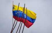 Fotografía de la bandera de Venezuela.