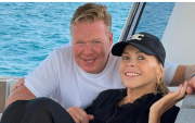Ronald Koeman y su esposa, Bartina.