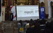 En la capilla del Museo de la Ciudad se presentaron los proyectos ganadores del concurso de pabellones dentro de la XXV Bienal Panamericana de Arquitectura de Quito.