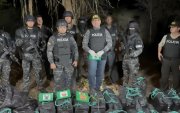 John Reimberg, ministro del Interior, informó sobre el operativo ejecutado en Manabí contra estructuras de delincuencia organizada.