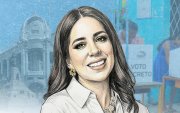 Mónica Luzárraga, candidata a la Alcaldía de Guayaquil por la alianza Pachakutik - Unidad Popular.