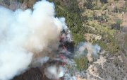 Las altas temperaturas registradas en Cuenca complican el control de los incendios forestales y se lo ha tomado como una acción para combatir el fenómeno de El Niño.