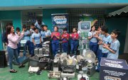 UNIDAD EDUCATIVA PEQUEÑOS NAVEGANTES. CAMPAÑA DE RECICLAJE. PERIODISTA: THAIS URDANIGO. AG-EXTERNOS.