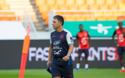 Marcelo Gallardo dirigió este 23 de septiembre su primer entrenamiento con Ecuador en Suwon, Corea del Sur, previo a su debut ante la selección local.