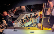 Migrantes fueron interceptados por las autoridades marítimas durante una operación cerca de las costas de Florida.