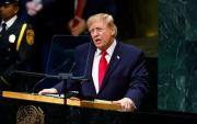 Donald Trump, presidente de Estados Unidos, en su intervención en la ONU.