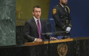 Daniel Noboa, presidente de Ecuador, en el 81 periodo de sesiones de la Asamblea General de la ONU.
