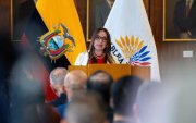 Mishel Mancheno es presidenta de la Asamblea Nacional y secretaria ejecutiva de ADN.
