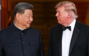 El presidente chino, Xi Jinping (i), y el presidente estadounidense, Donald Trump (d), en Washington D. C., EE. UU., el 24 de septiembre de 2026.