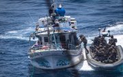 Fuerzas del Cuerpo de Marines de los Estados Unidos interceptaron al barco Conquista II.