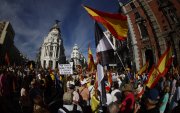 Marcha en apoyo de la defensa de Ceuta y para exigir la convocatoria de elecciones generales convocada por la plataforma Sociedad Civil Española este sábado