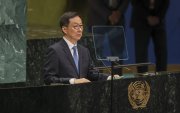 El vicepresidente de China, Han Zheng, habla durante el Debate General de la 81ª sesión de la Asamblea General de las Naciones Unidas (AGNU).