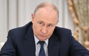 El presidente ruso, Vladímir Putin, durante una reunión este lunes 28 de septiembre en el Kremlin de Moscú, Rusia.
