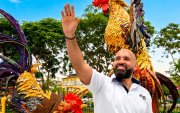 Juan Carlos Silva Nowak se promociona como como candidato a la Alcaldía de Samborondón.