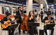 Referencial. La música ecuatoriana llegará al Metro de Quito con presentaciones de pasillos en Quitumbe, San Francisco y Labrador durante esta jornada cultural.