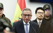 El ministro de Gobierno, Marco Antonio Oviedo, confirma en La Paz el desmontaje de una red criminal enquistada en la Justicia y liderada por Roger Mariaca.