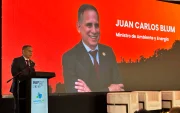 El ministro de Ambiente y Energía, Juan Carlos Blum, presentó la ronda petrolera de diciembre en el XXI Encuentro Anual de Petróleo y Gas (Enaep 2026)