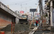 Estado actual de la obra en la Alborada este miércoles 30 de septiembre.