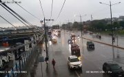En la vía a Daule se registra lluvia leve y calzada mojada durante la tarde de este 2 de octubre.