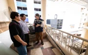 Técnicos de Patrimonio Cultural inspeccionaron el edificio Garibaldi para analizar su estado de conservación y los elementos arquitectónicos, históricos y simbólicos que podrían justificar su ingreso al inventario patrimonial.