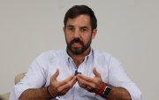 Antonio García, precandidato a la Alcaldía de Guayaquil por el Partido Sociedad Patriótica.