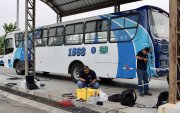 La ATM inició la instalación del sistema de pago electrónico y monitoreo ITOR en los buses urbanos de Guayaquil.