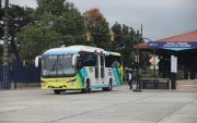 Una unidad del sistema de transporte Metrovía.