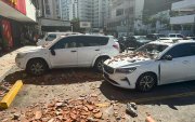 Daños en Ciudad de Panamá tras el terremoto de este viernes 9 de octubre.