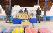188 kilos de marihuana fueron decomisados hoy en Esmeraldas durante un operativo policial