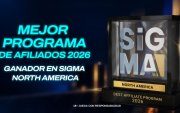 xAffiliates recibe el premio al Mejor Programa de Afiliados 2026 en los premios SIGMA North America,