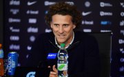 Diego Forlán, seleccionador interino de Uruguay.
