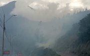 Los incendios forestales afectan varias zonas de la provincia de Tungurahua.