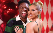 Vinicius junto a su ex pareja, Virginia Fonseca.