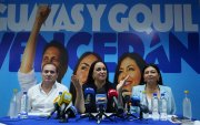 El TCE suspendió a la Revolución Ciudadana y también negó la calificación de sus candidatos a la Prefectura de Manabí.