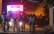 Militares durante un operativo en Monte Sinaí, en el noroeste de Guayaquil.