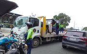 Quince tricimotos fueron retenidas durante un operativo de la ATM en Las Esclusas, al sur de Guayaquil.