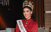 Dalia Bucaram, Miss Universo Ecuador 2026, busca el apoyo del público para conseguir un lugar en el Top 30.