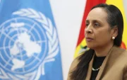 Mónica Mendoza, representante de la Oficina de las Naciones Unidas contra la Droga y el Delito (Unodc) en Bolivia.